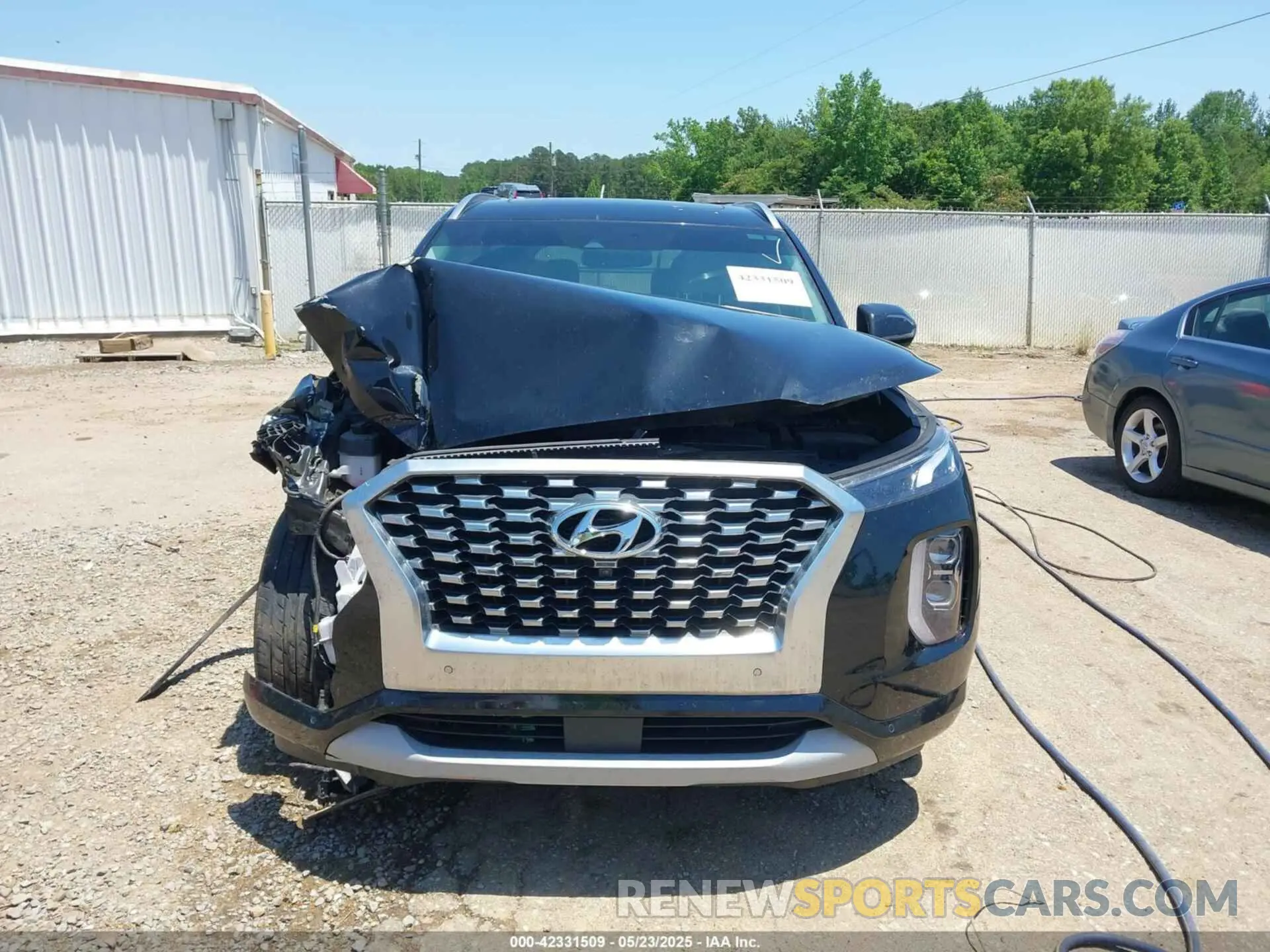 12 fotografías del automóvil dañado KM8R5DHE1MU295815 HYUNDAI PALISADE 2021