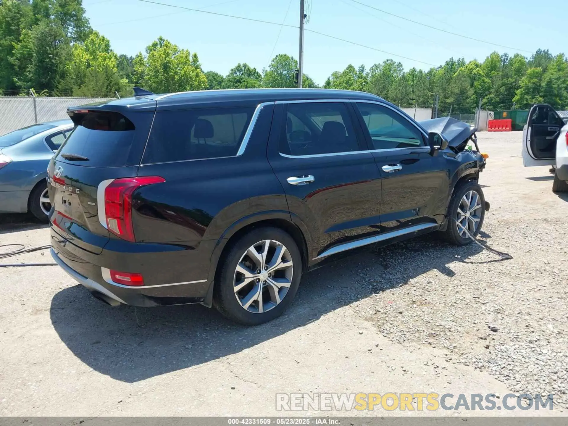 4 fotografías del automóvil dañado KM8R5DHE1MU295815 HYUNDAI PALISADE 2021