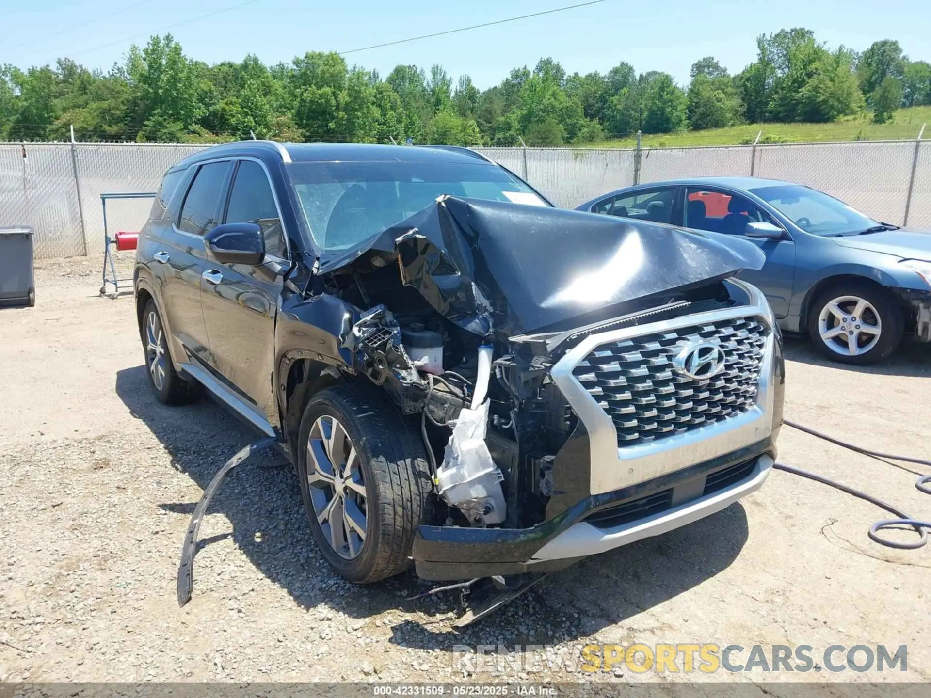 6 fotografías del automóvil dañado KM8R5DHE1MU295815 HYUNDAI PALISADE 2021