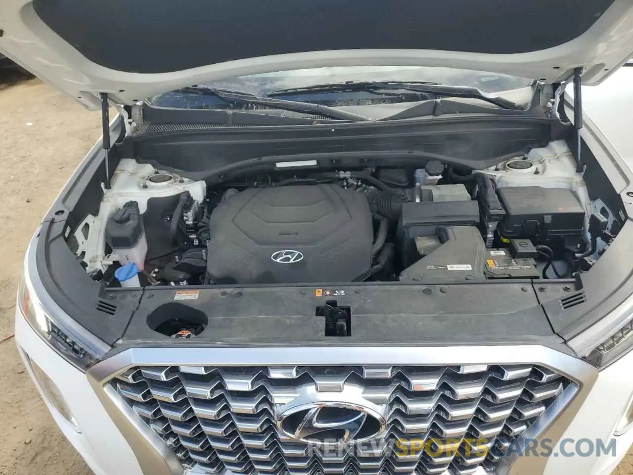 12 fotografías del automóvil dañado KM8R5DHE2MU216734 HYUNDAI PALISADE 2021
