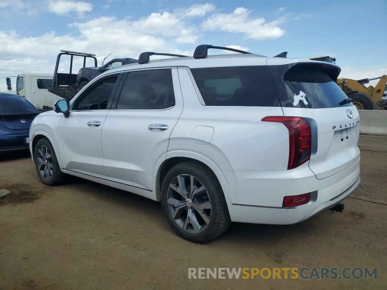 2 fotografías del automóvil dañado KM8R5DHE2MU216734 HYUNDAI PALISADE 2021