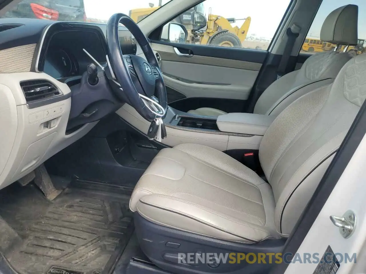 7 fotografías del automóvil dañado KM8R5DHE2MU216734 HYUNDAI PALISADE 2021