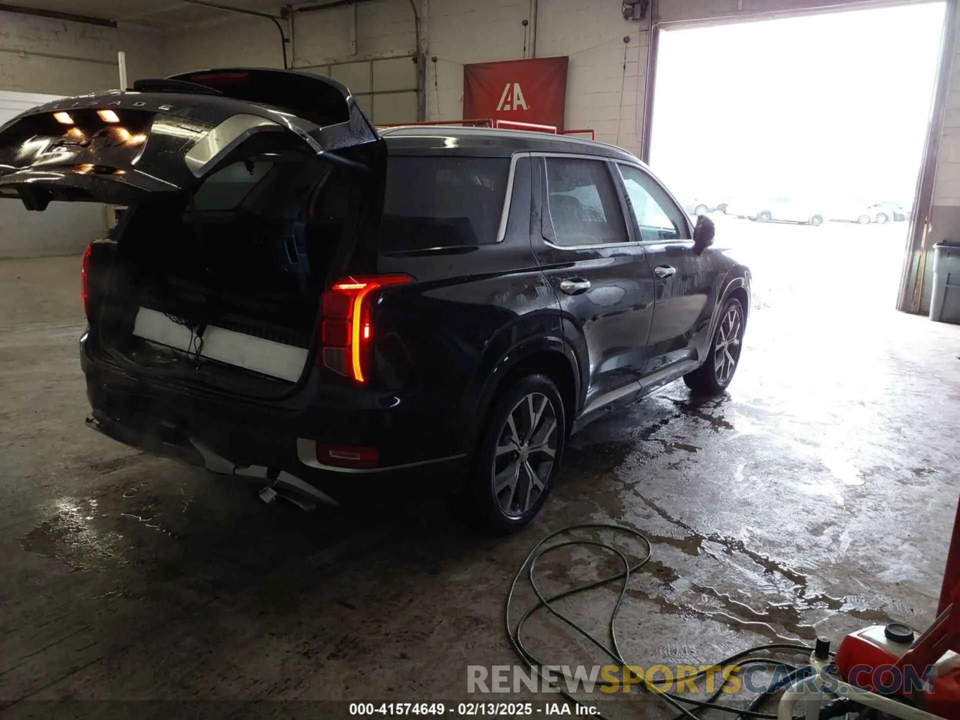 4 fotografías del automóvil dañado KM8R5DHE3MU197952 HYUNDAI PALISADE 2021
