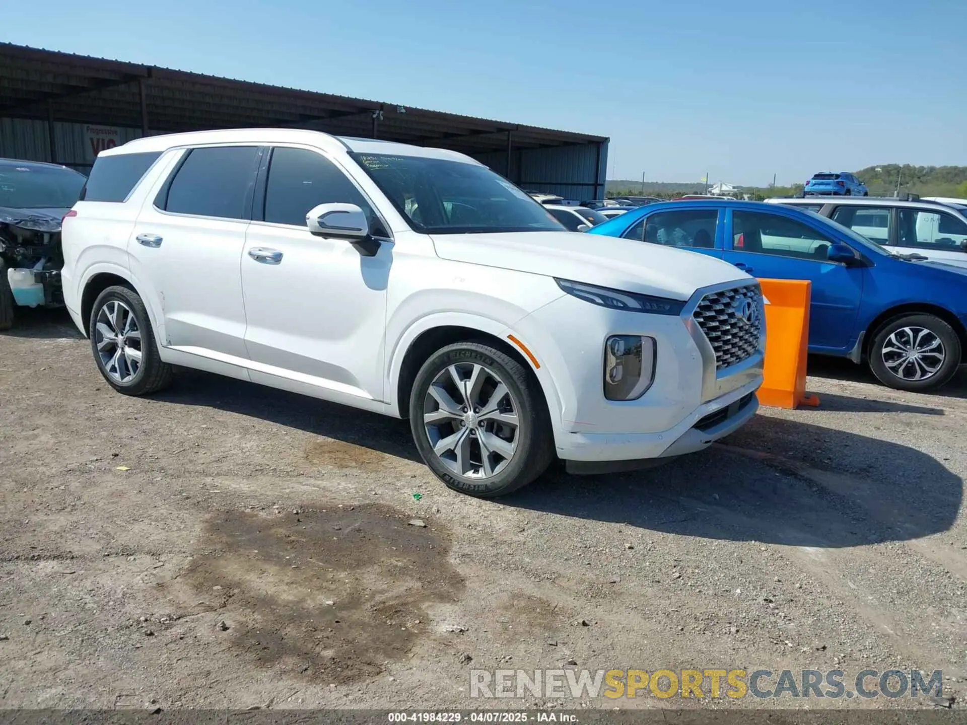 1 fotografías del automóvil dañado KM8R5DHE4MU284453 HYUNDAI PALISADE 2021