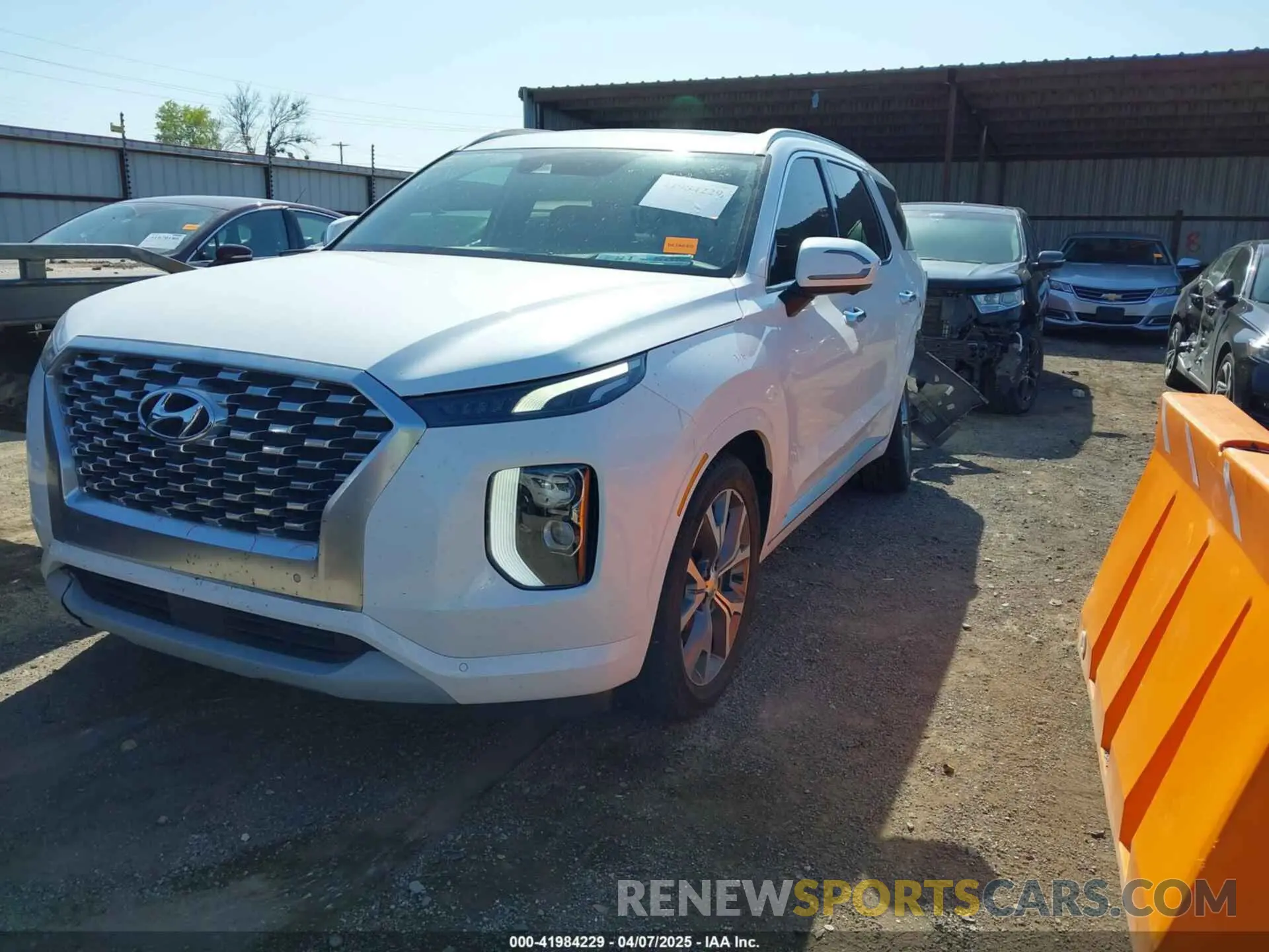 2 fotografías del automóvil dañado KM8R5DHE4MU284453 HYUNDAI PALISADE 2021