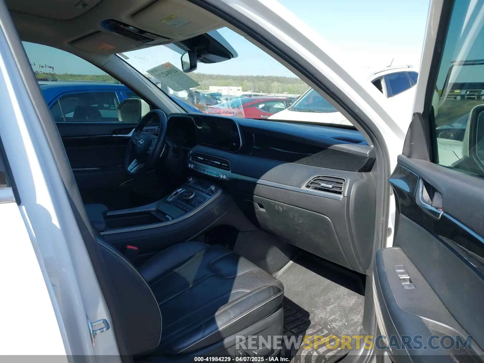 5 fotografías del automóvil dañado KM8R5DHE4MU284453 HYUNDAI PALISADE 2021