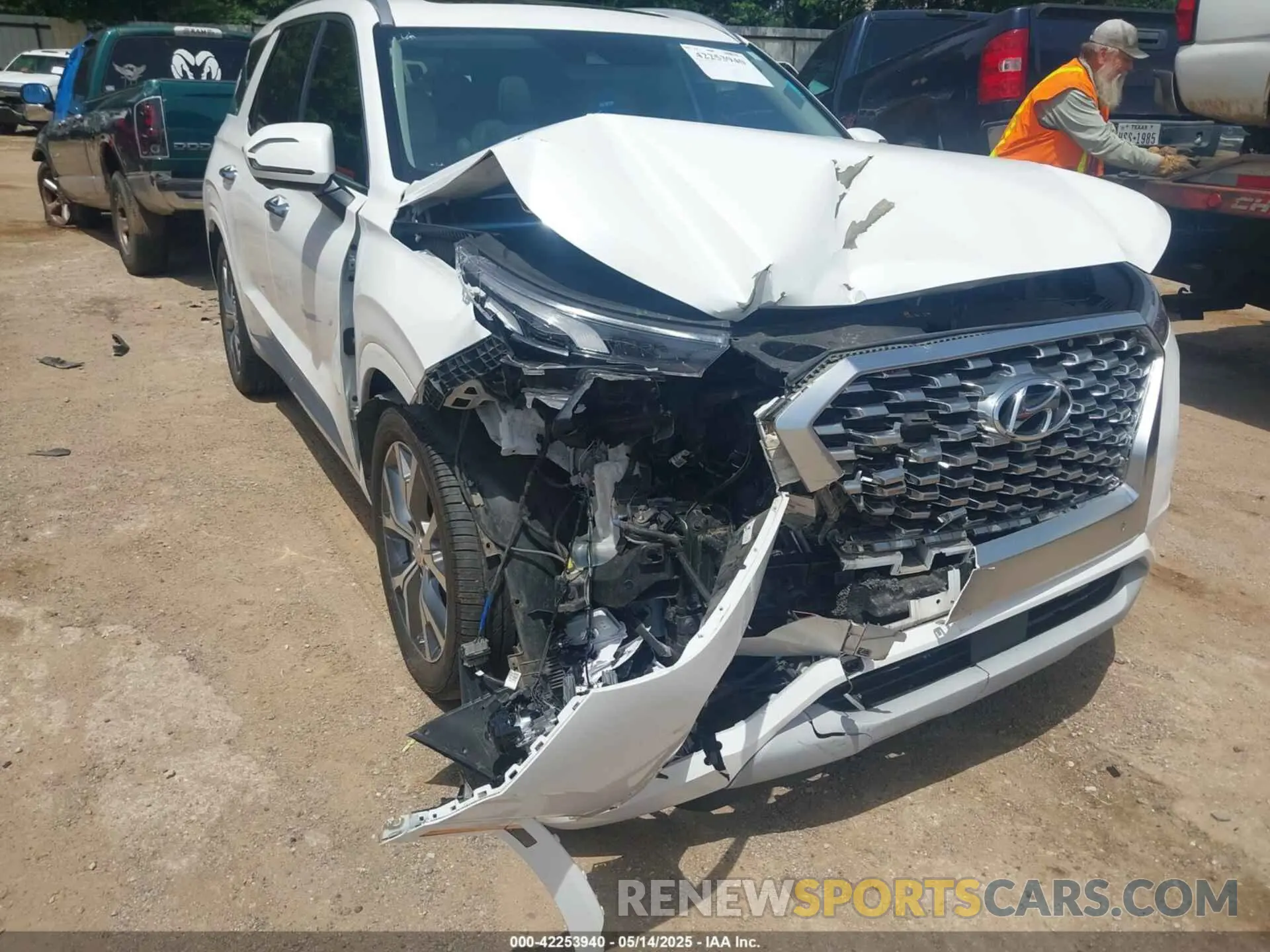 6 fotografías del automóvil dañado KM8R5DHE6MU309577 HYUNDAI PALISADE 2021