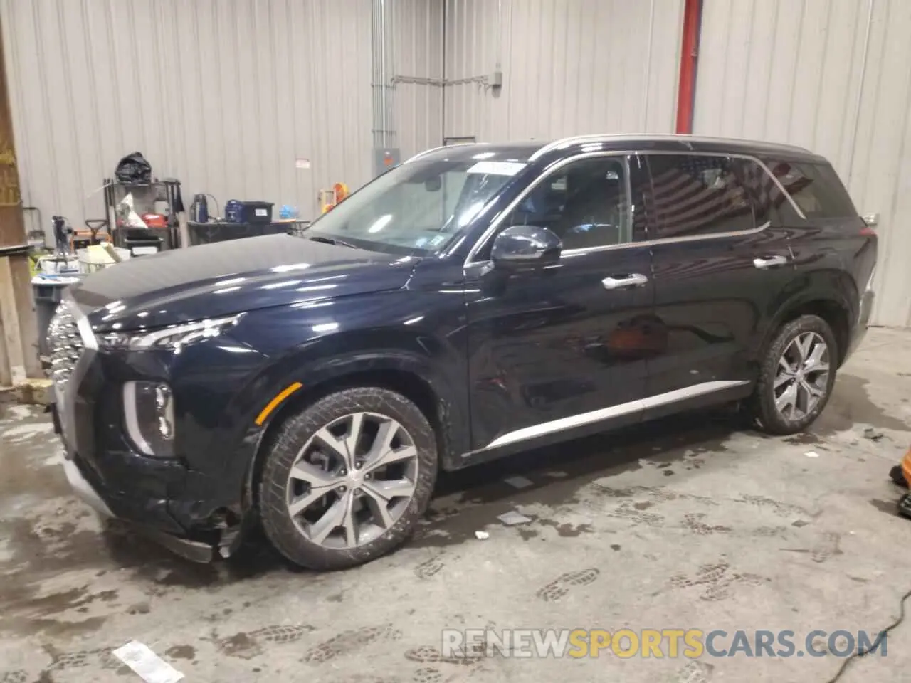 1 fotografías del automóvil dañado KM8R5DHE7MU202277 HYUNDAI PALISADE 2021