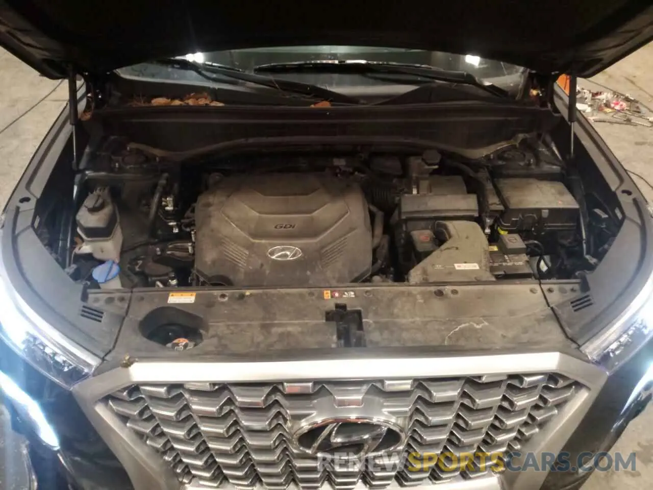 11 fotografías del automóvil dañado KM8R5DHE7MU202277 HYUNDAI PALISADE 2021