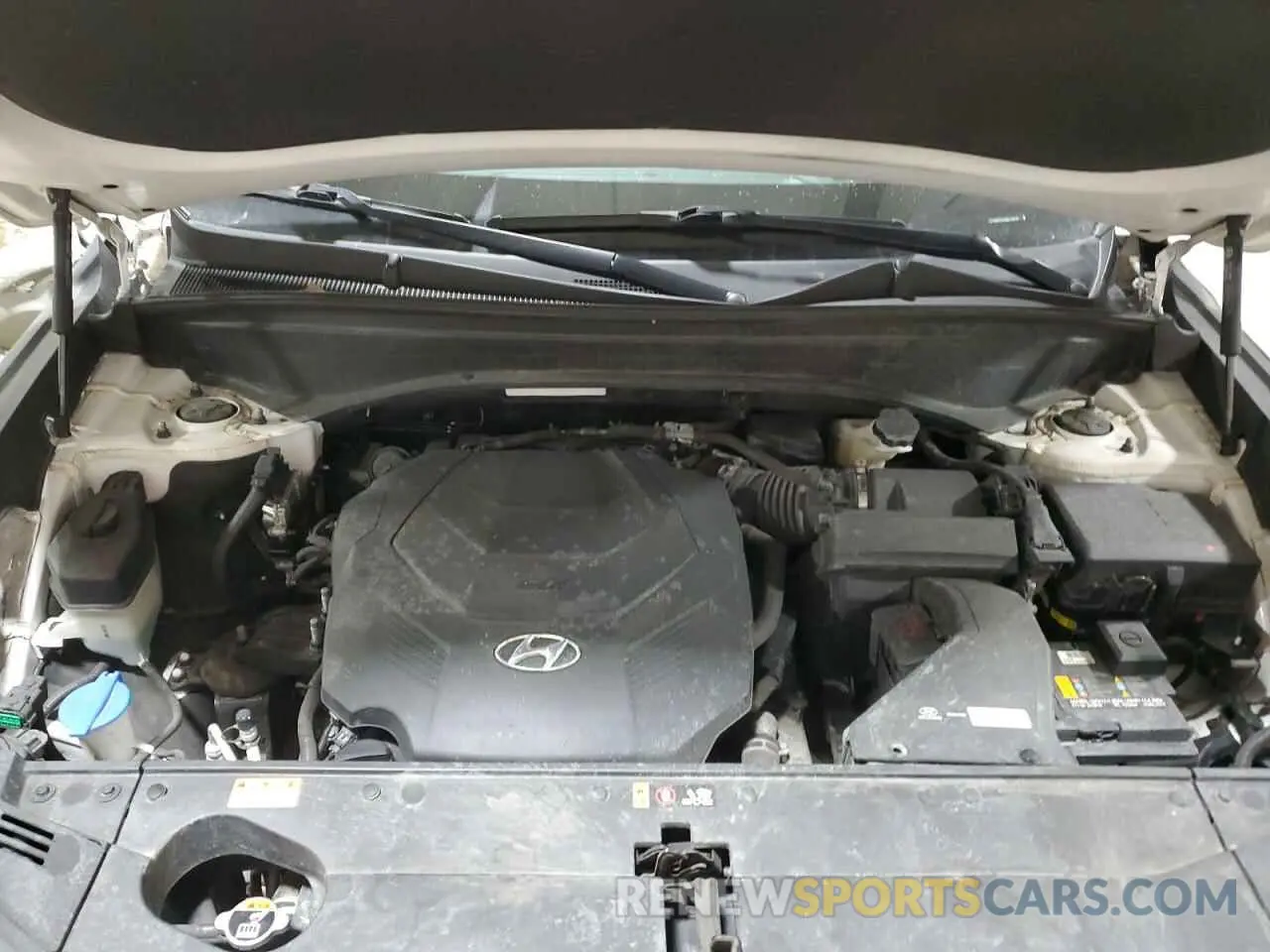 12 fotografías del automóvil dañado KM8R5DHE8MU198286 HYUNDAI PALISADE 2021