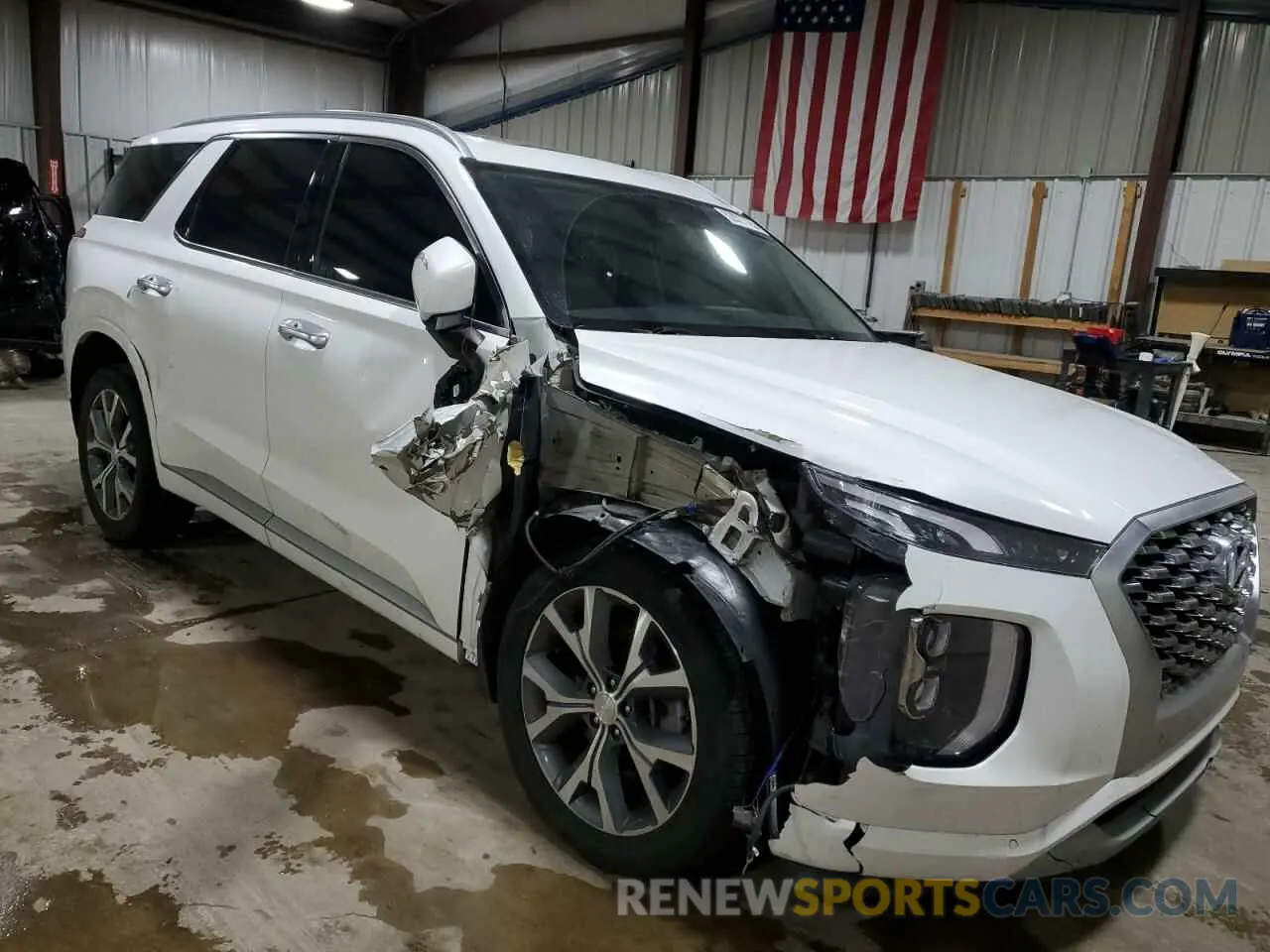 4 fotografías del automóvil dañado KM8R5DHE8MU198286 HYUNDAI PALISADE 2021