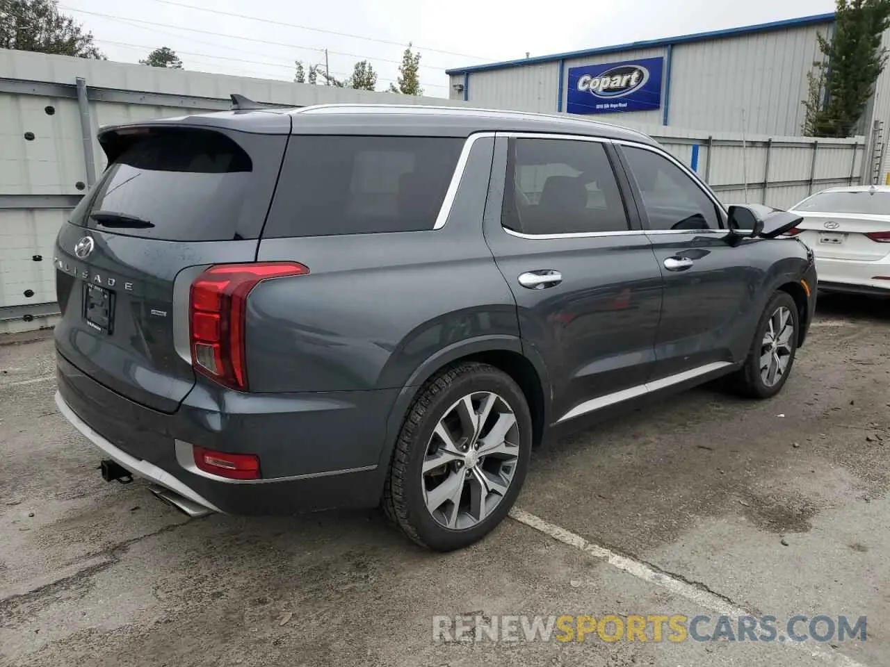 3 fotografías del automóvil dañado KM8R5DHE9MU175096 HYUNDAI PALISADE 2021