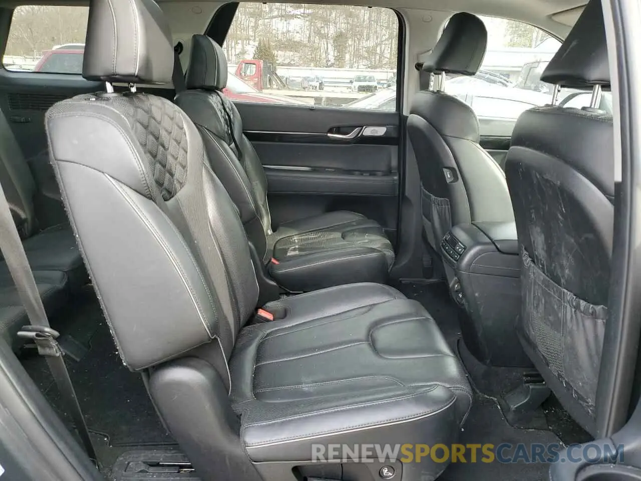 11 fotografías del automóvil dañado KM8R5DHE9MU190665 HYUNDAI PALISADE 2021