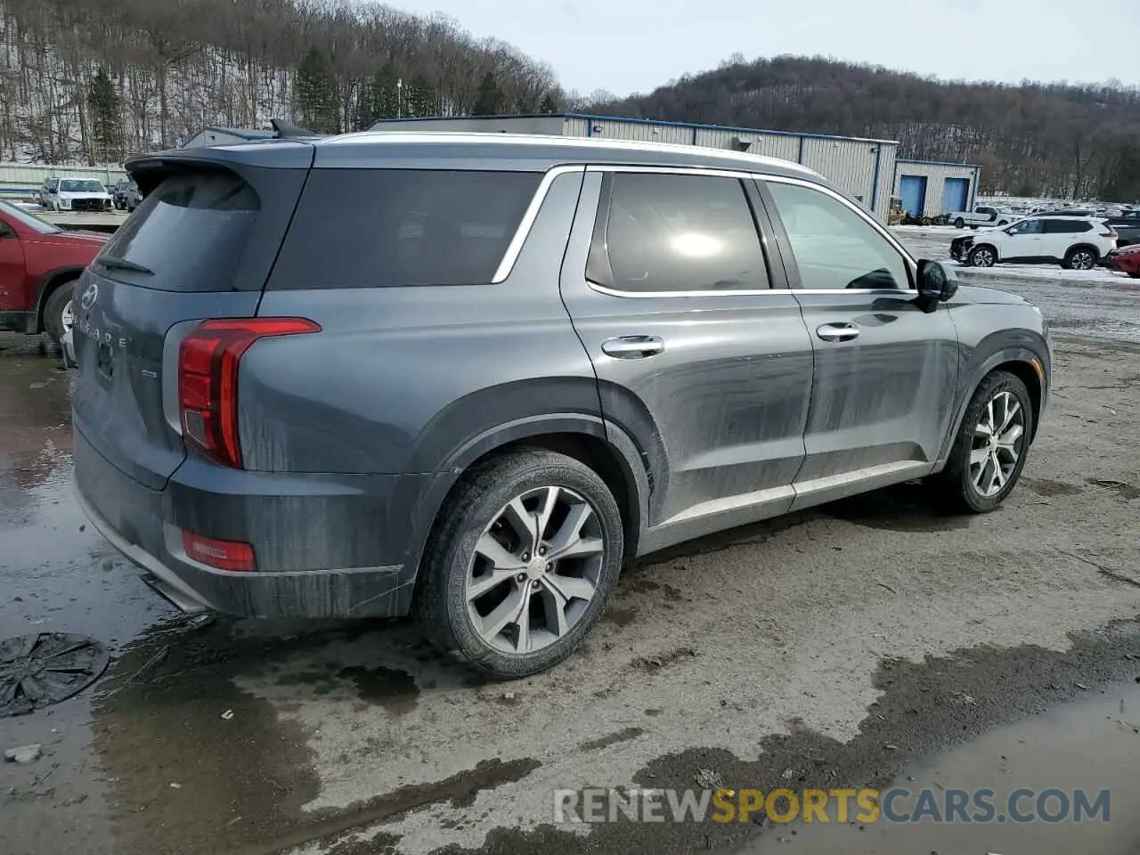 3 fotografías del automóvil dañado KM8R5DHE9MU190665 HYUNDAI PALISADE 2021