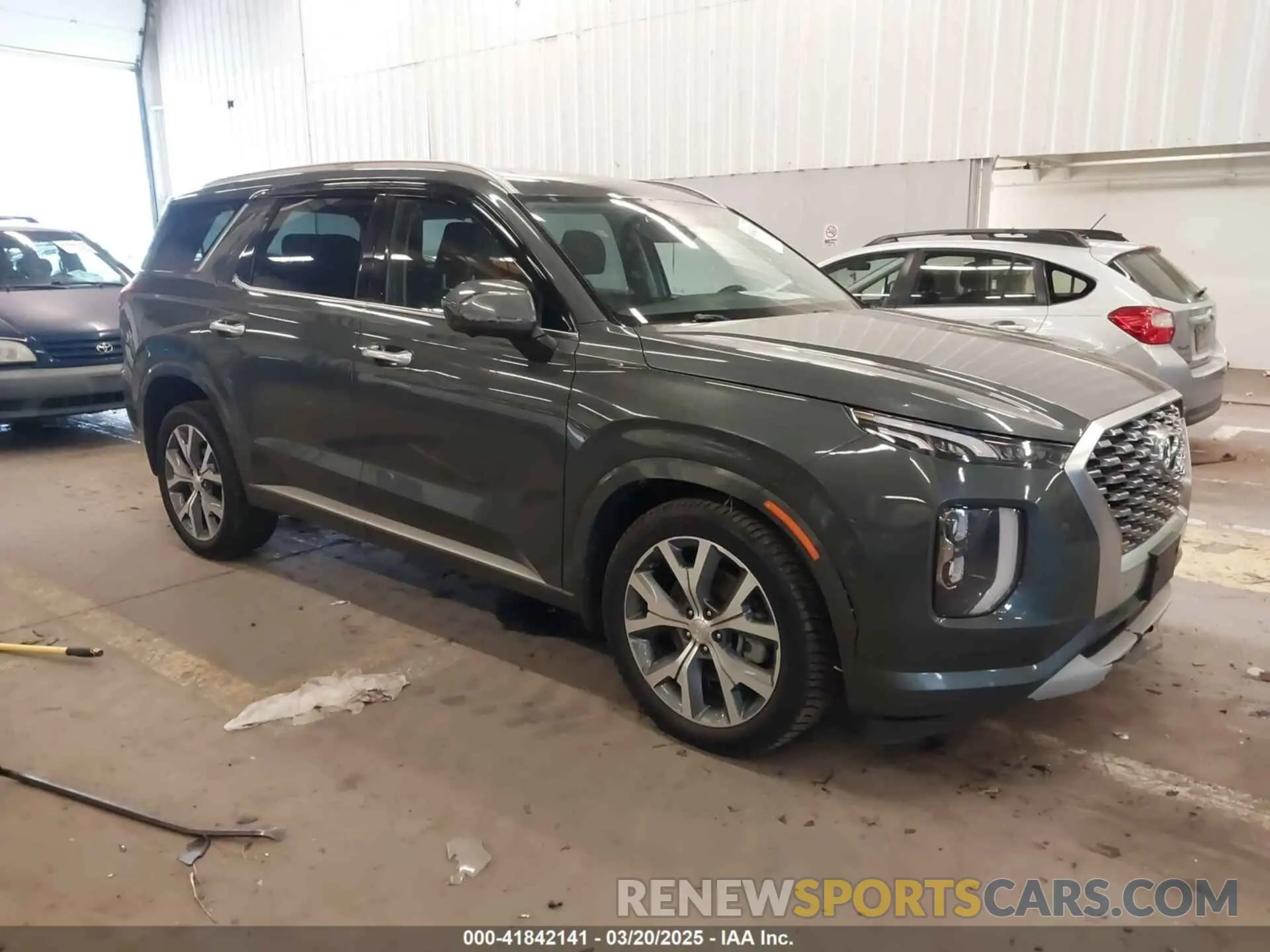 1 fotografías del automóvil dañado KM8R5DHE9MU214902 HYUNDAI PALISADE 2021