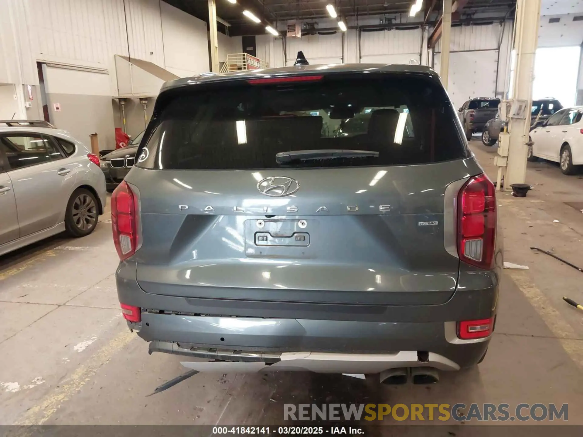 16 fotografías del automóvil dañado KM8R5DHE9MU214902 HYUNDAI PALISADE 2021