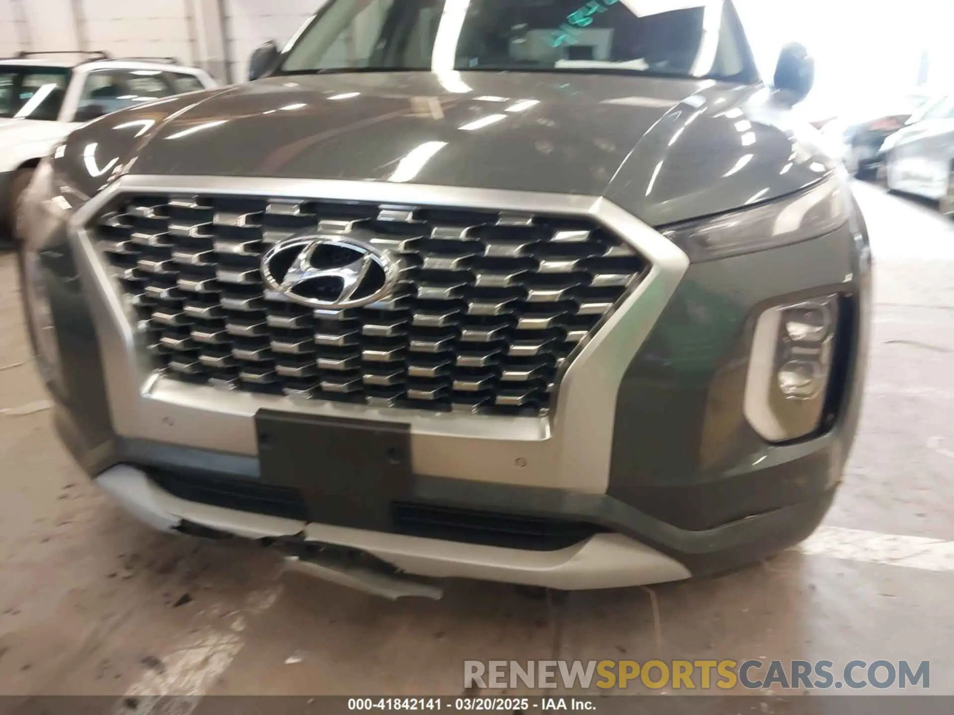 18 fotografías del automóvil dañado KM8R5DHE9MU214902 HYUNDAI PALISADE 2021