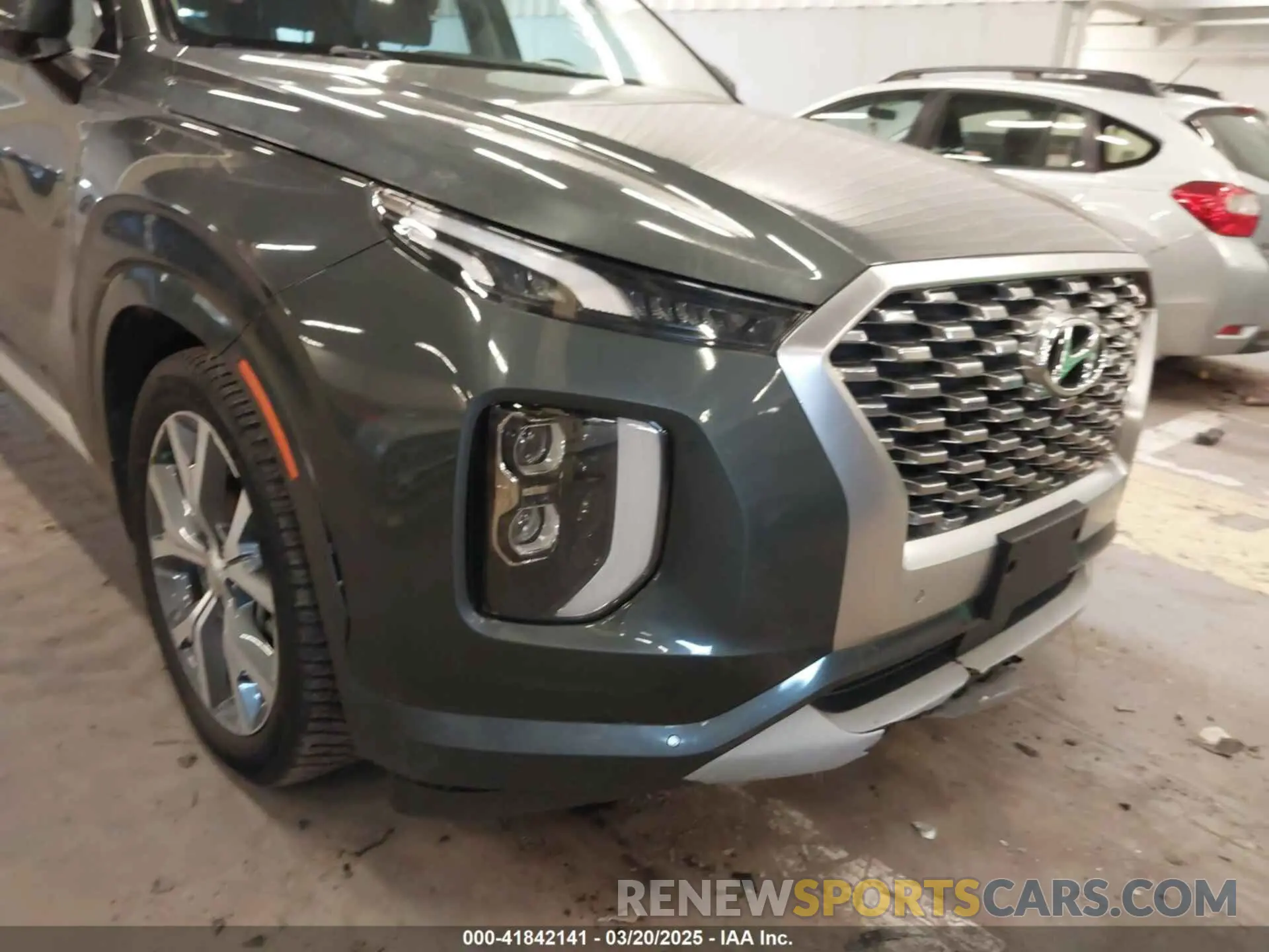 19 fotografías del automóvil dañado KM8R5DHE9MU214902 HYUNDAI PALISADE 2021