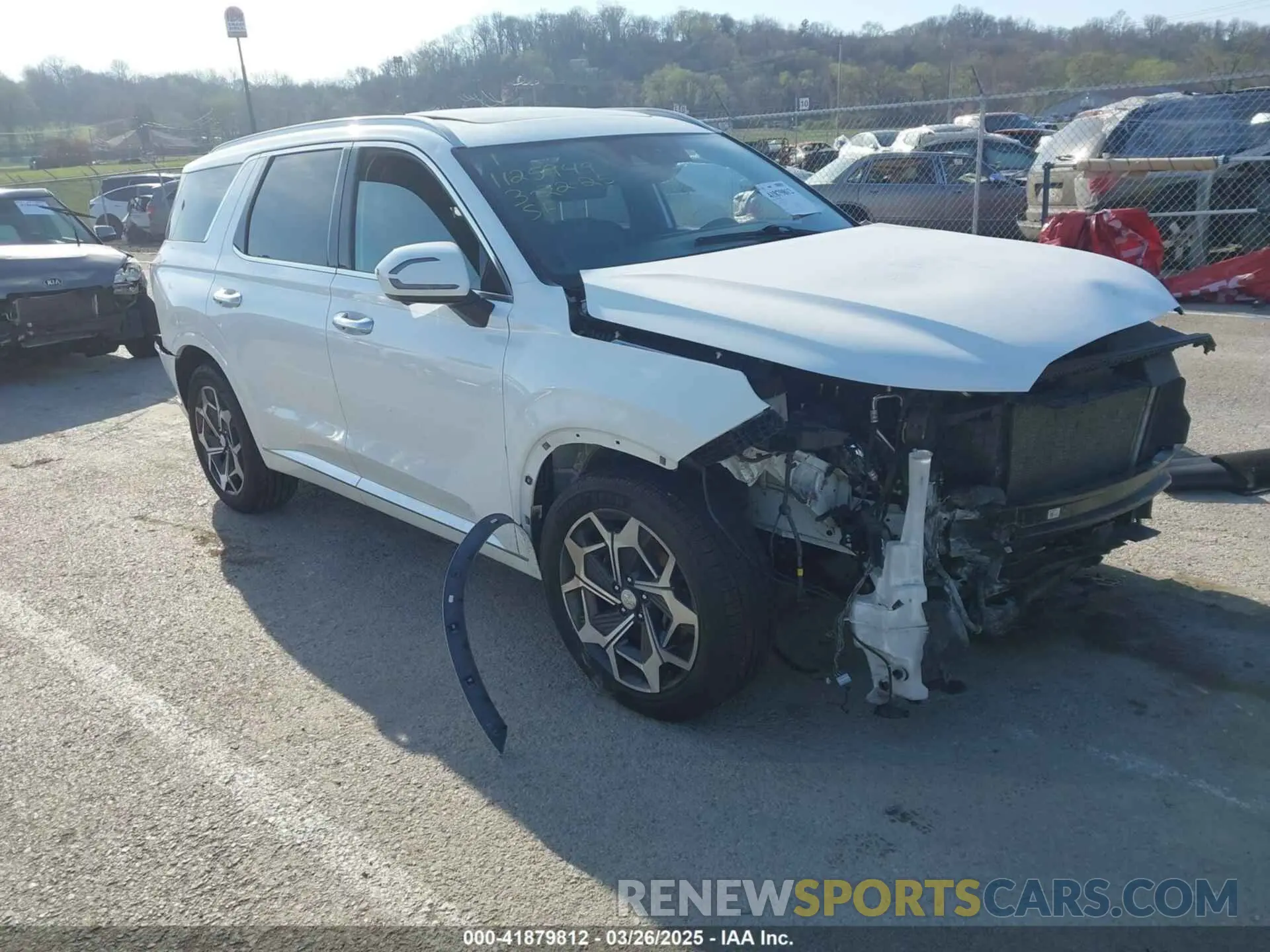 1 fotografías del automóvil dañado KM8R74HE2MU255043 HYUNDAI PALISADE 2021