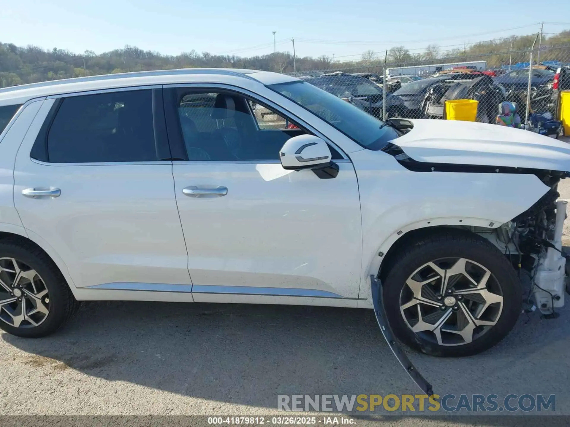 13 fotografías del automóvil dañado KM8R74HE2MU255043 HYUNDAI PALISADE 2021