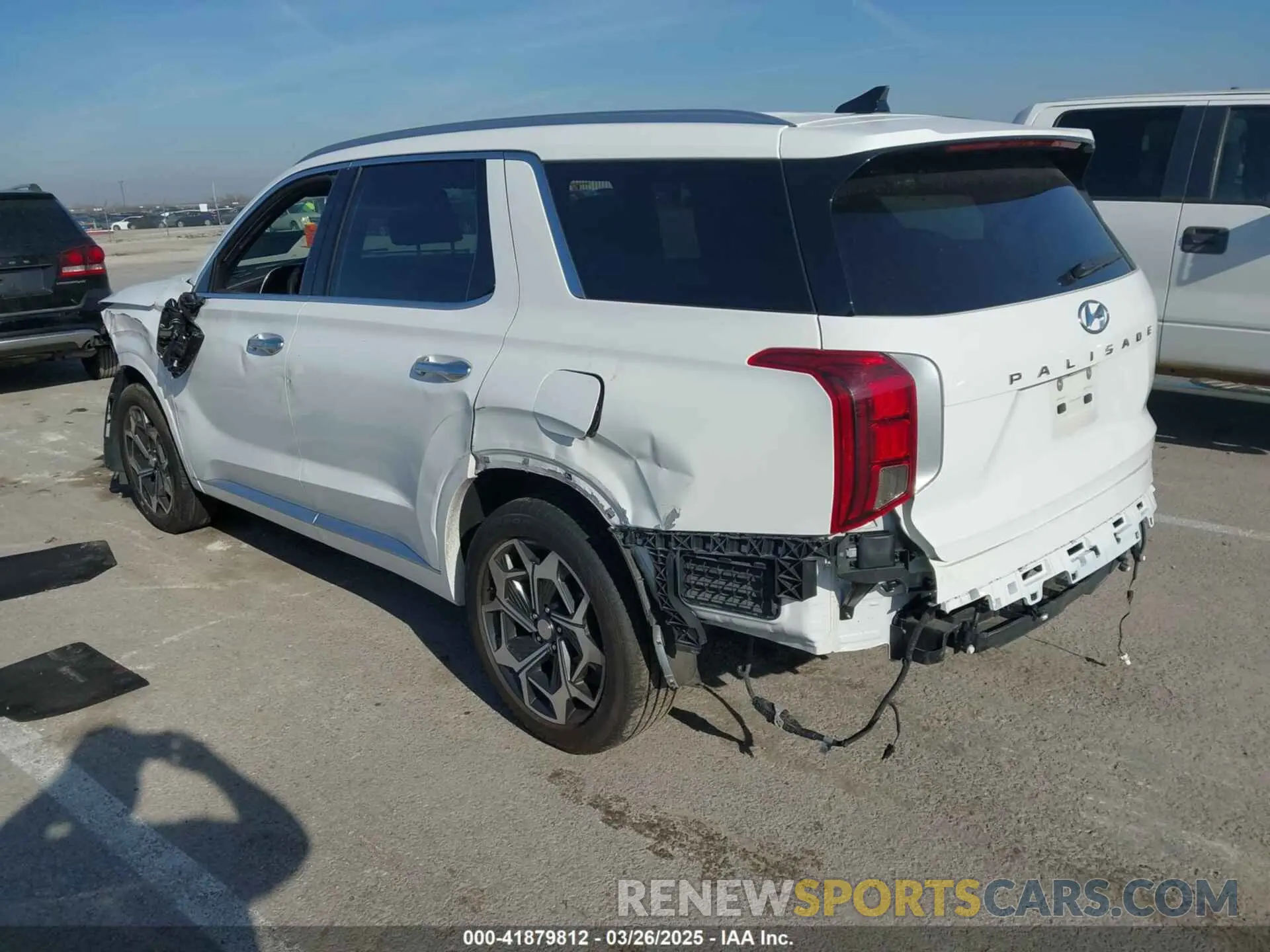 3 fotografías del automóvil dañado KM8R74HE2MU255043 HYUNDAI PALISADE 2021
