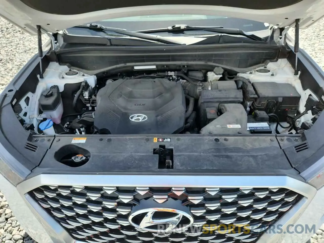 11 fotografías del automóvil dañado KM8R74HE3MU276192 HYUNDAI PALISADE 2021