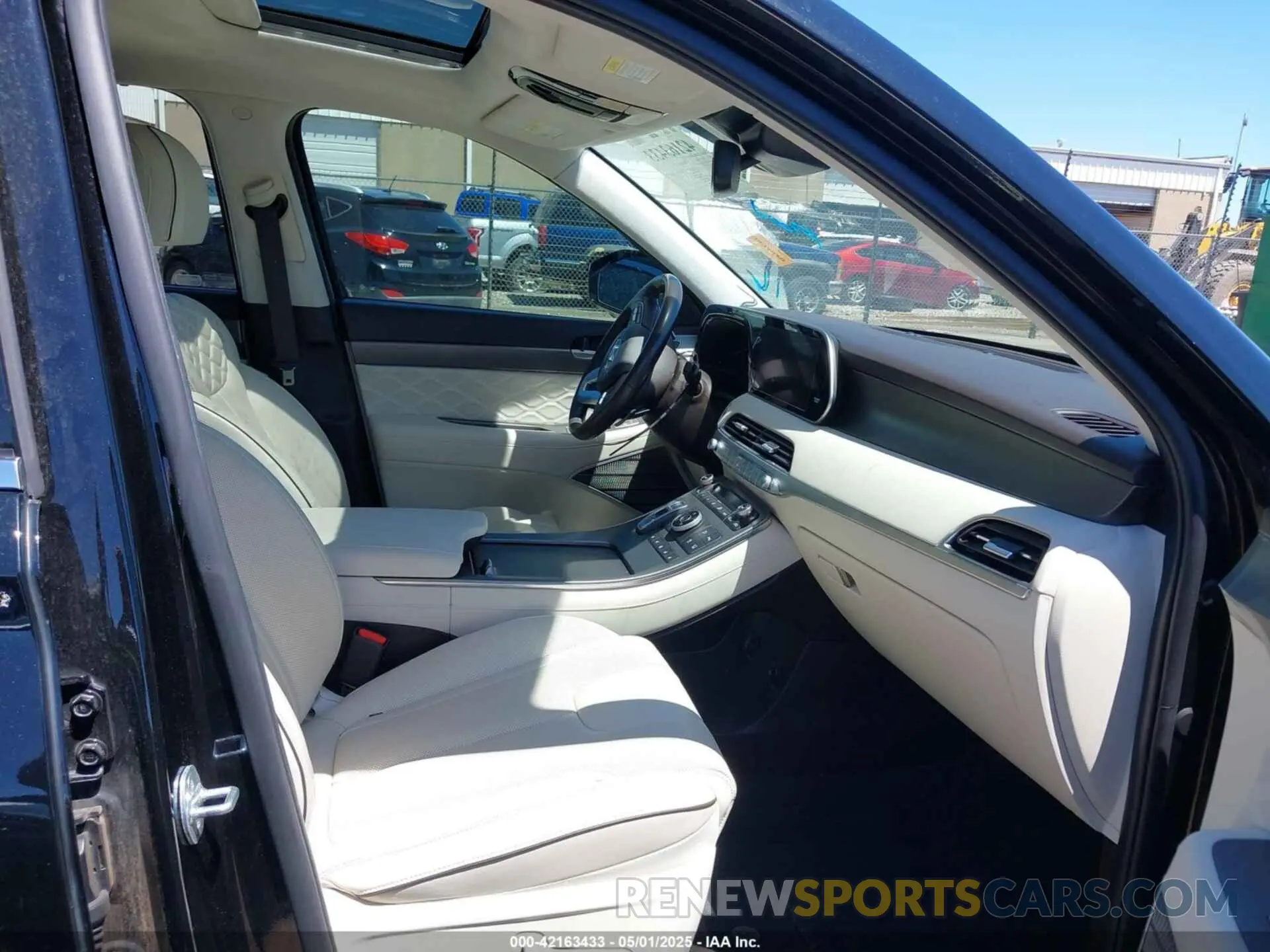 5 fotografías del automóvil dañado KM8R7DHE0MU206472 HYUNDAI PALISADE 2021
