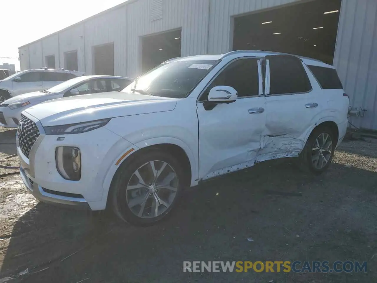 1 fotografías del automóvil dañado KM8R7DHE0MU314204 HYUNDAI PALISADE 2021