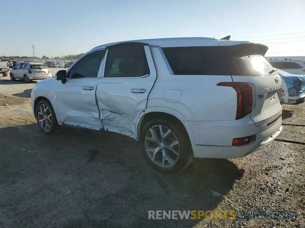 2 fotografías del automóvil dañado KM8R7DHE0MU314204 HYUNDAI PALISADE 2021