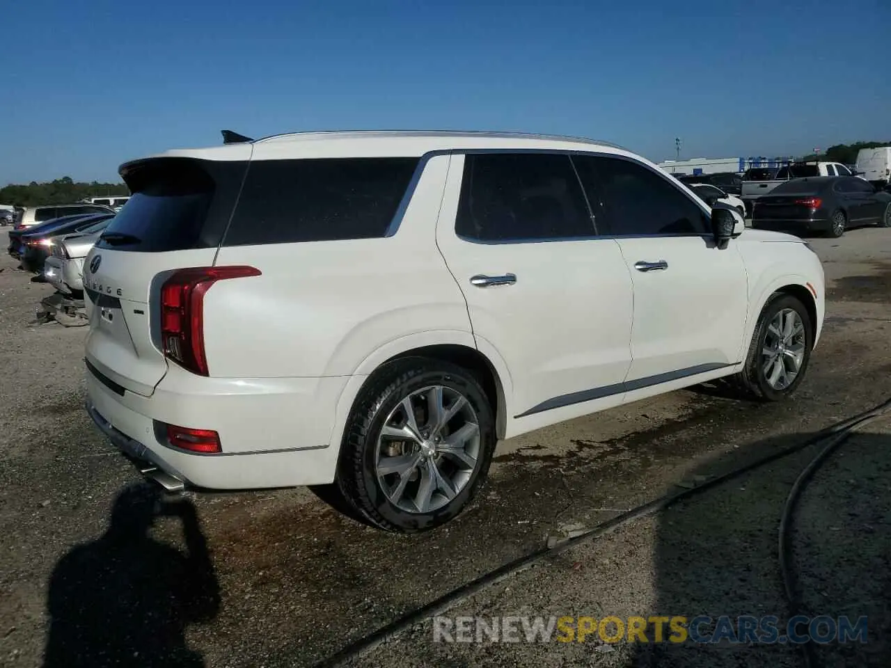 3 fotografías del automóvil dañado KM8R7DHE0MU314204 HYUNDAI PALISADE 2021