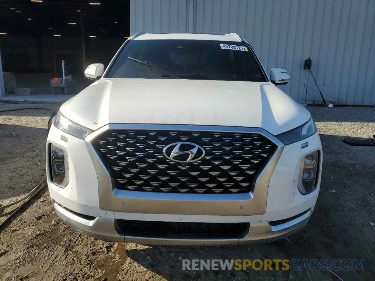 5 fotografías del automóvil dañado KM8R7DHE0MU314204 HYUNDAI PALISADE 2021