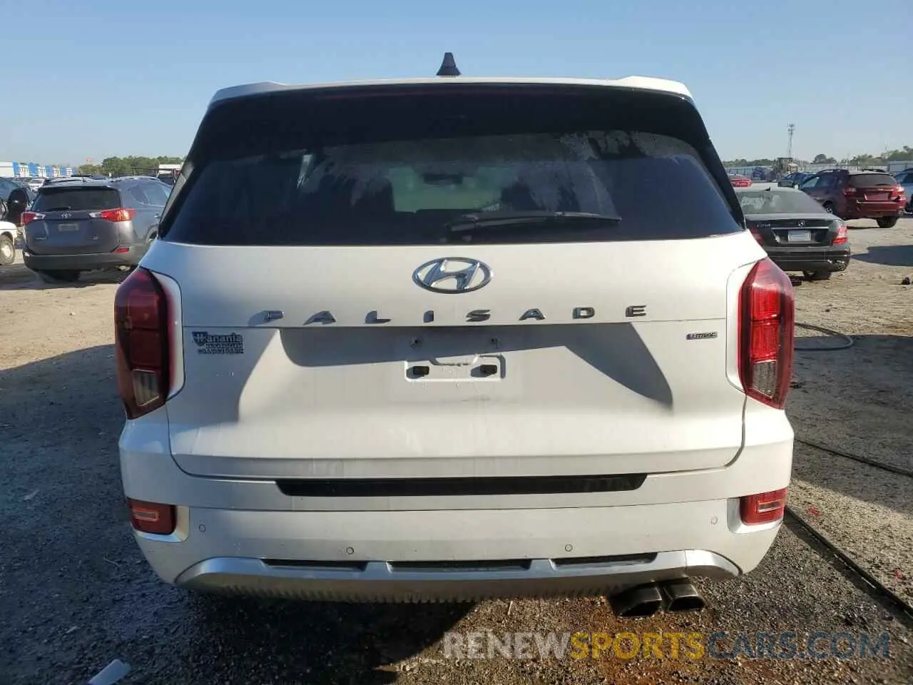 6 fotografías del automóvil dañado KM8R7DHE0MU314204 HYUNDAI PALISADE 2021