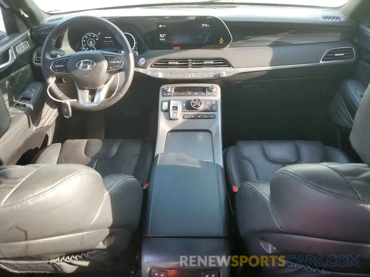8 fotografías del automóvil dañado KM8R7DHE0MU314204 HYUNDAI PALISADE 2021