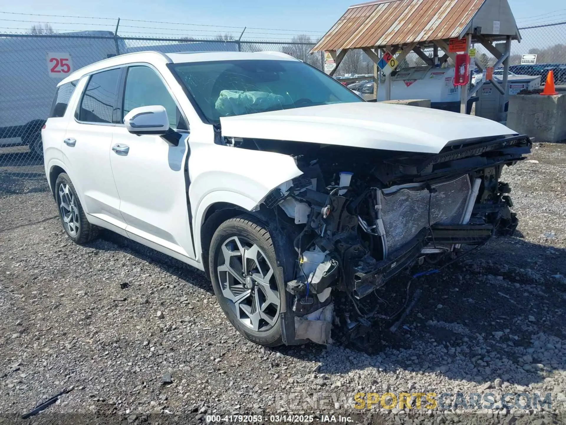 1 fotografías del automóvil dañado KM8R7DHE1MU275087 HYUNDAI PALISADE 2021