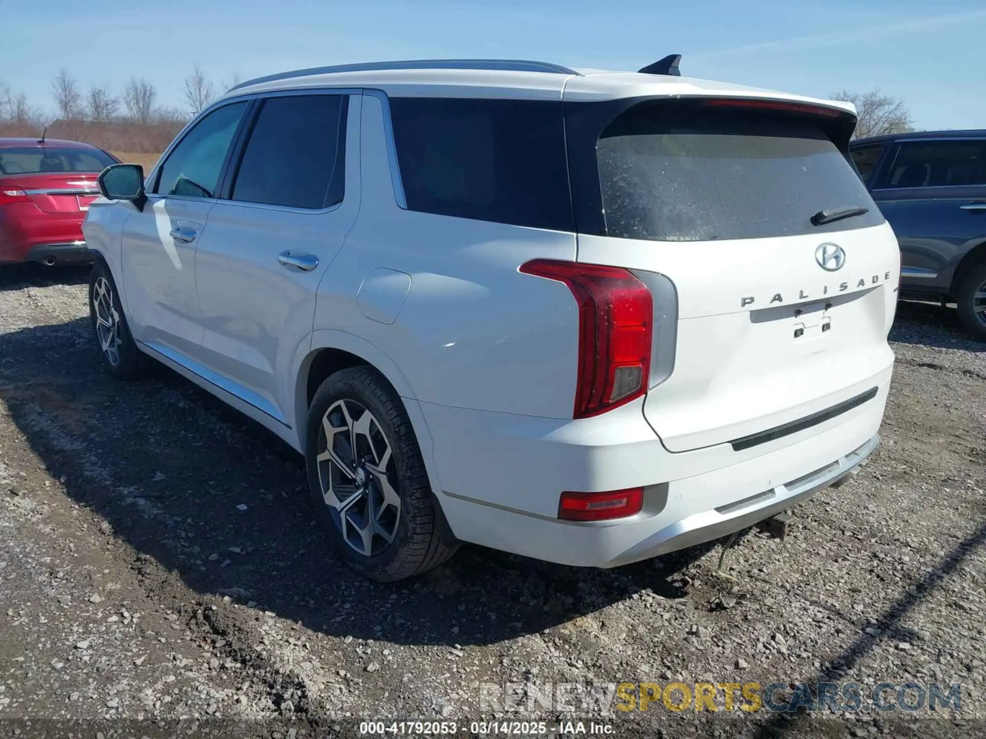 3 fotografías del automóvil dañado KM8R7DHE1MU275087 HYUNDAI PALISADE 2021
