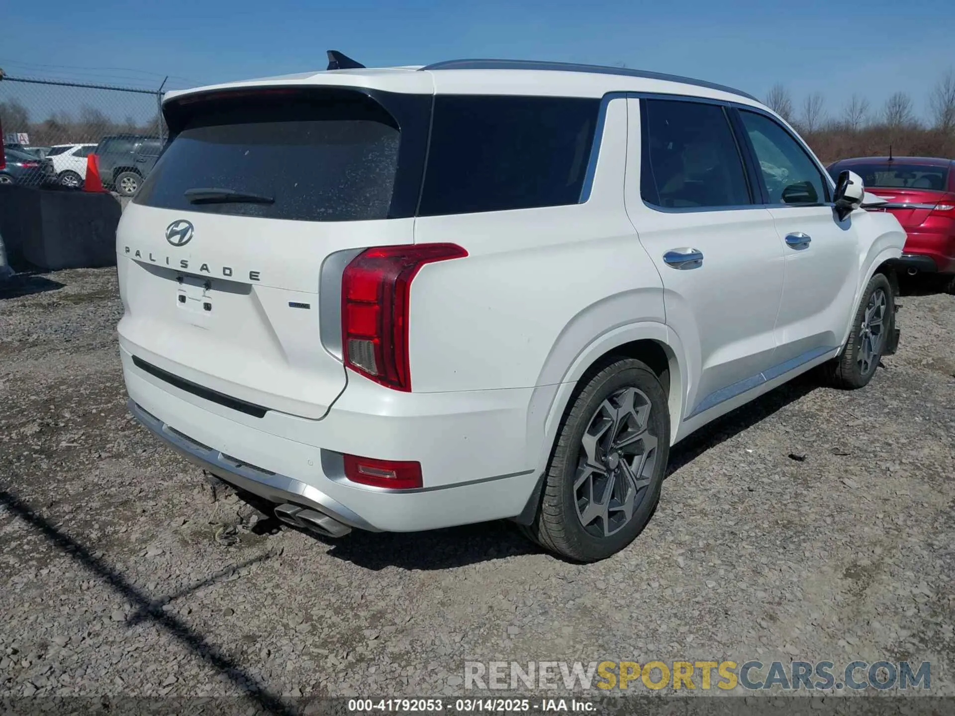 4 fotografías del automóvil dañado KM8R7DHE1MU275087 HYUNDAI PALISADE 2021