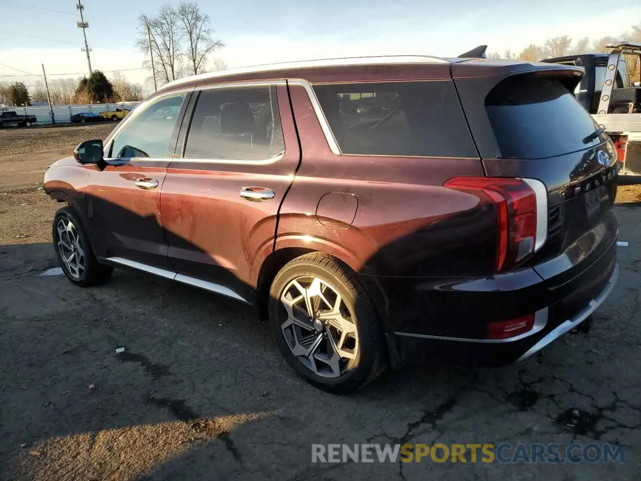 2 fotografías del automóvil dañado KM8R7DHE1MU334638 HYUNDAI PALISADE 2021