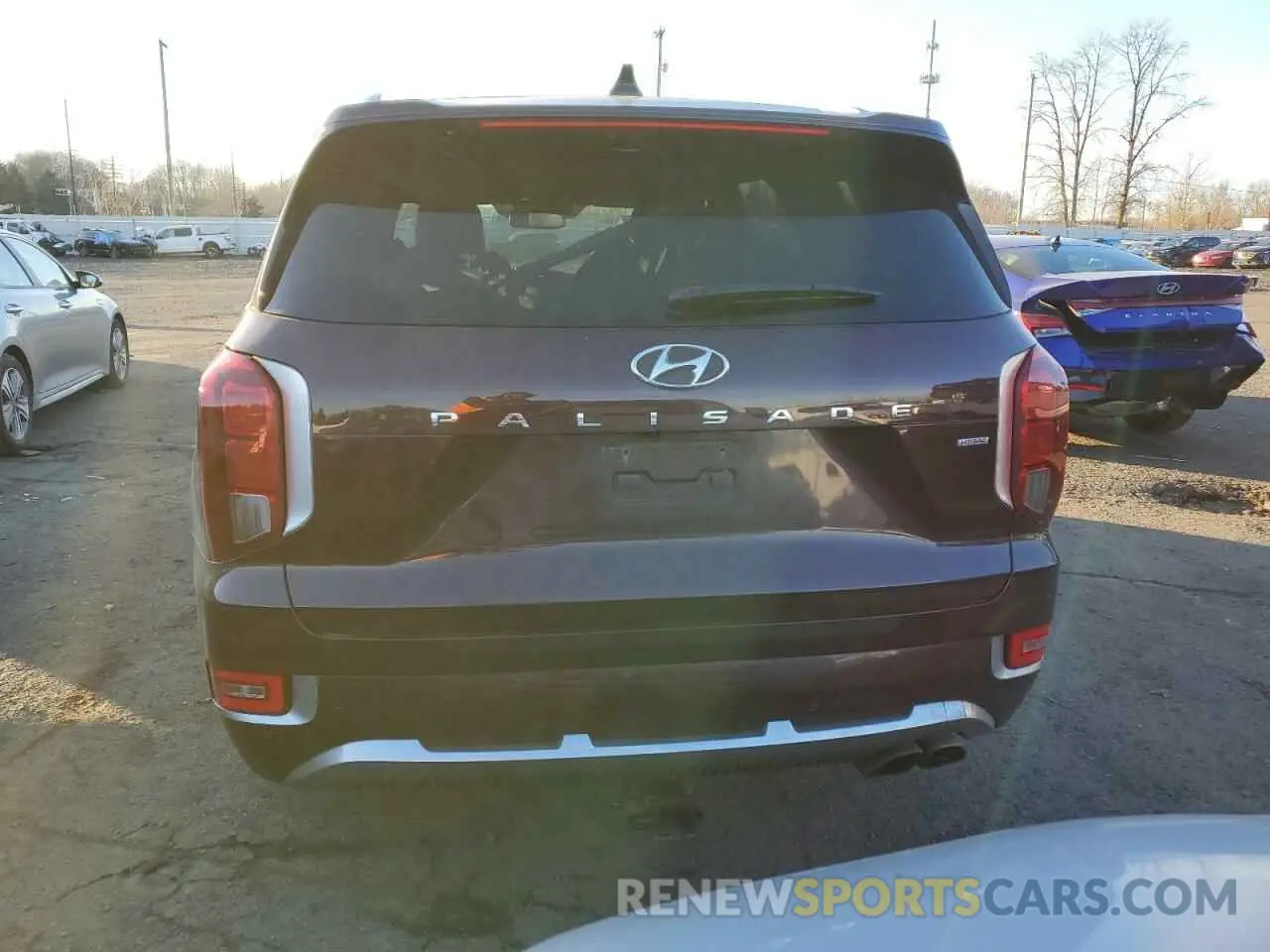 6 fotografías del automóvil dañado KM8R7DHE1MU334638 HYUNDAI PALISADE 2021