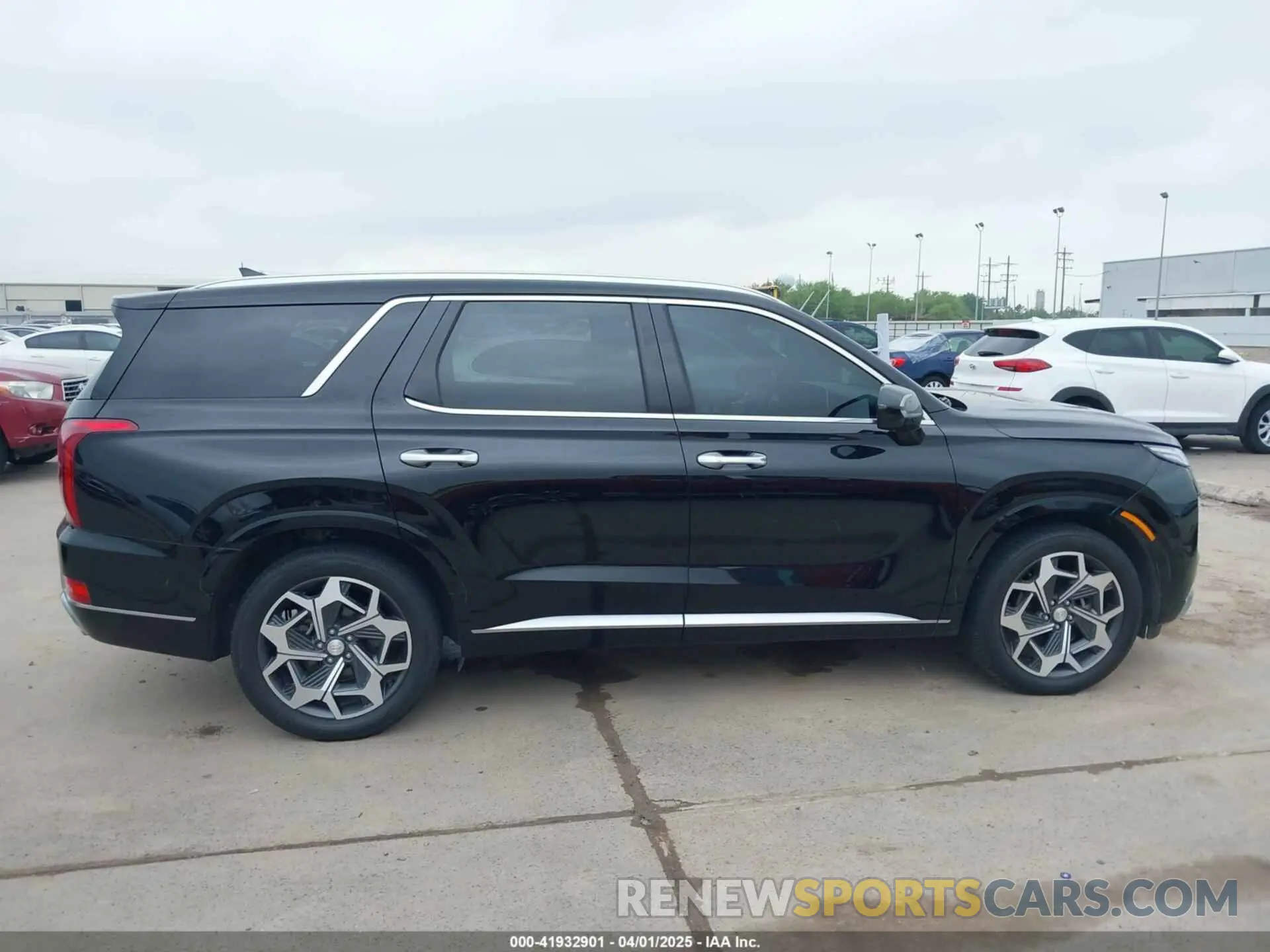 13 fotografías del automóvil dañado KM8R7DHE2MU204397 HYUNDAI PALISADE 2021