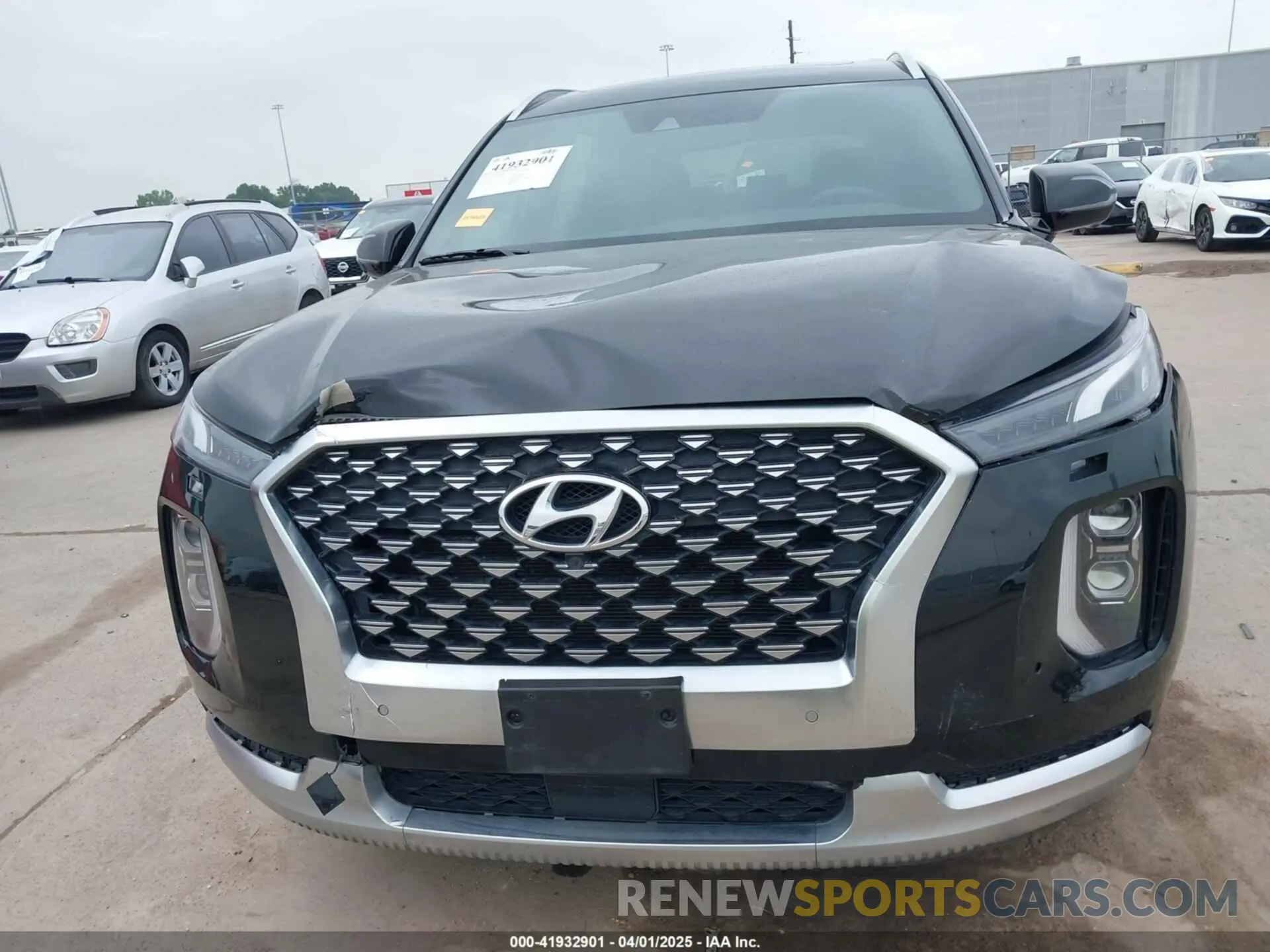 17 fotografías del automóvil dañado KM8R7DHE2MU204397 HYUNDAI PALISADE 2021