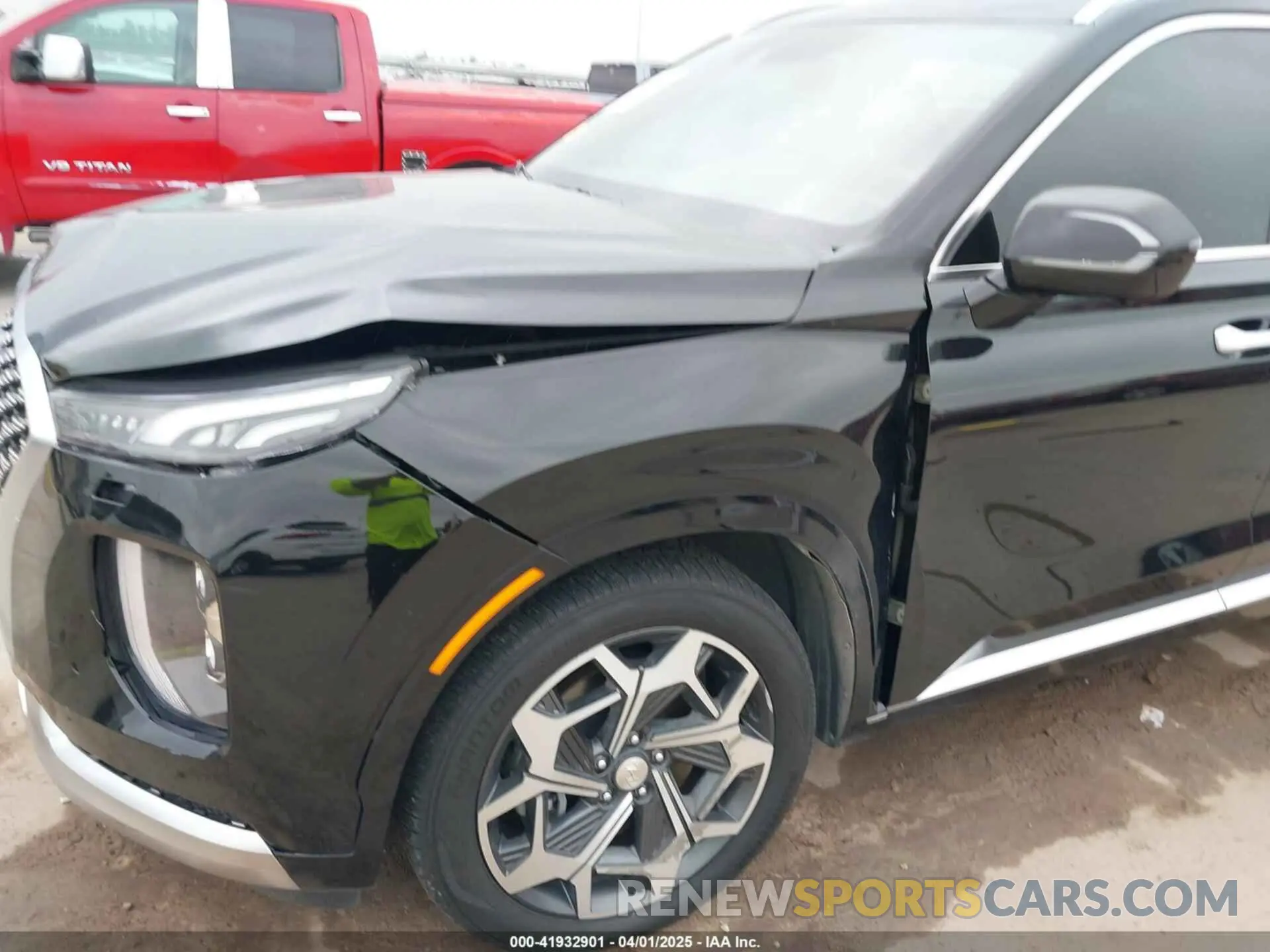 6 fotografías del automóvil dañado KM8R7DHE2MU204397 HYUNDAI PALISADE 2021