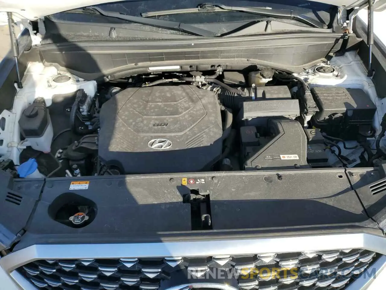 12 fotografías del automóvil dañado KM8R7DHE2MU233916 HYUNDAI PALISADE 2021