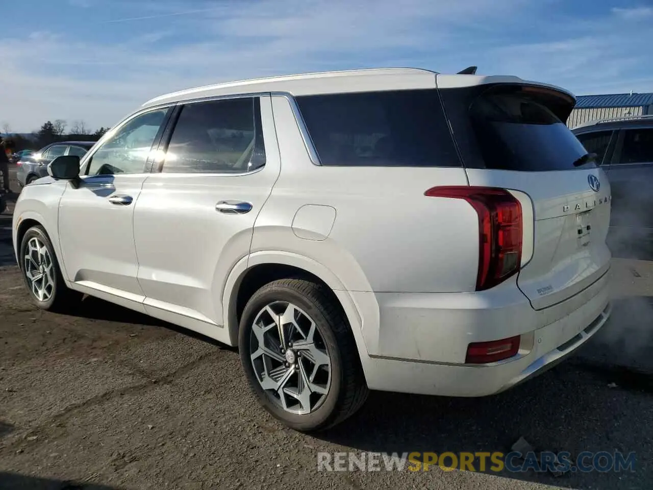 2 fotografías del automóvil dañado KM8R7DHE2MU233916 HYUNDAI PALISADE 2021