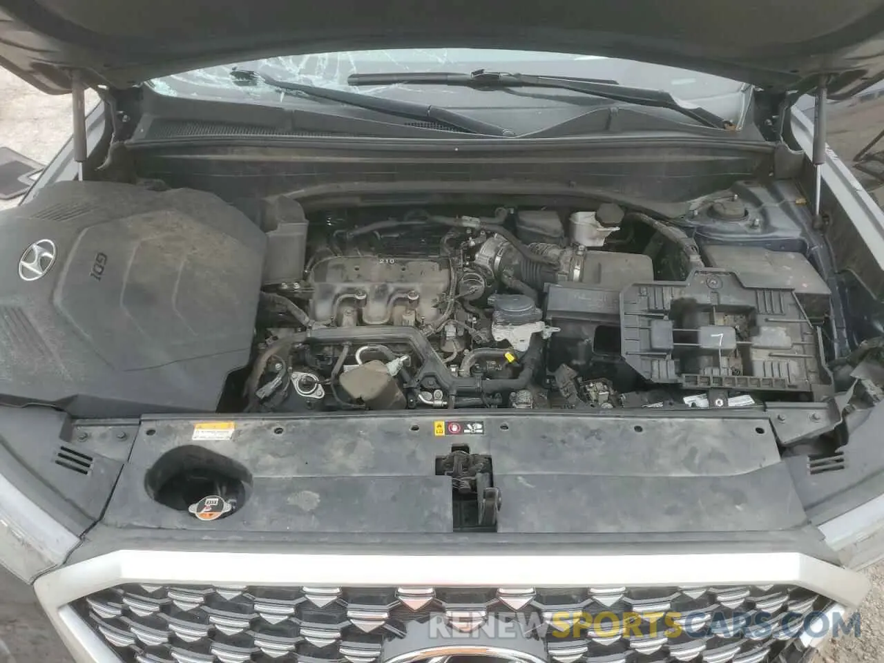 12 fotografías del automóvil dañado KM8R7DHE4MU174304 HYUNDAI PALISADE 2021