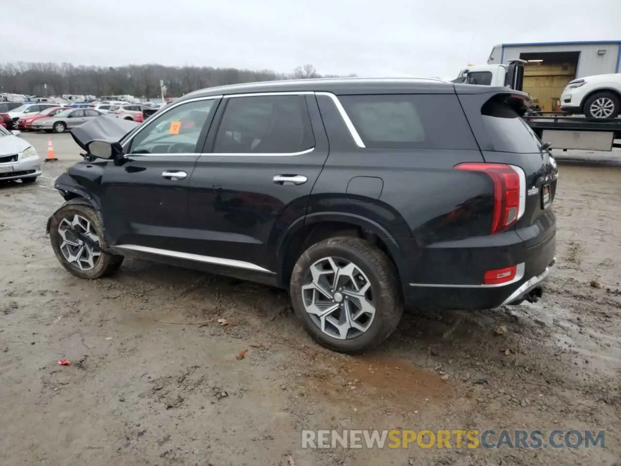 2 fotografías del automóvil dañado KM8R7DHE5MU323898 HYUNDAI PALISADE 2021