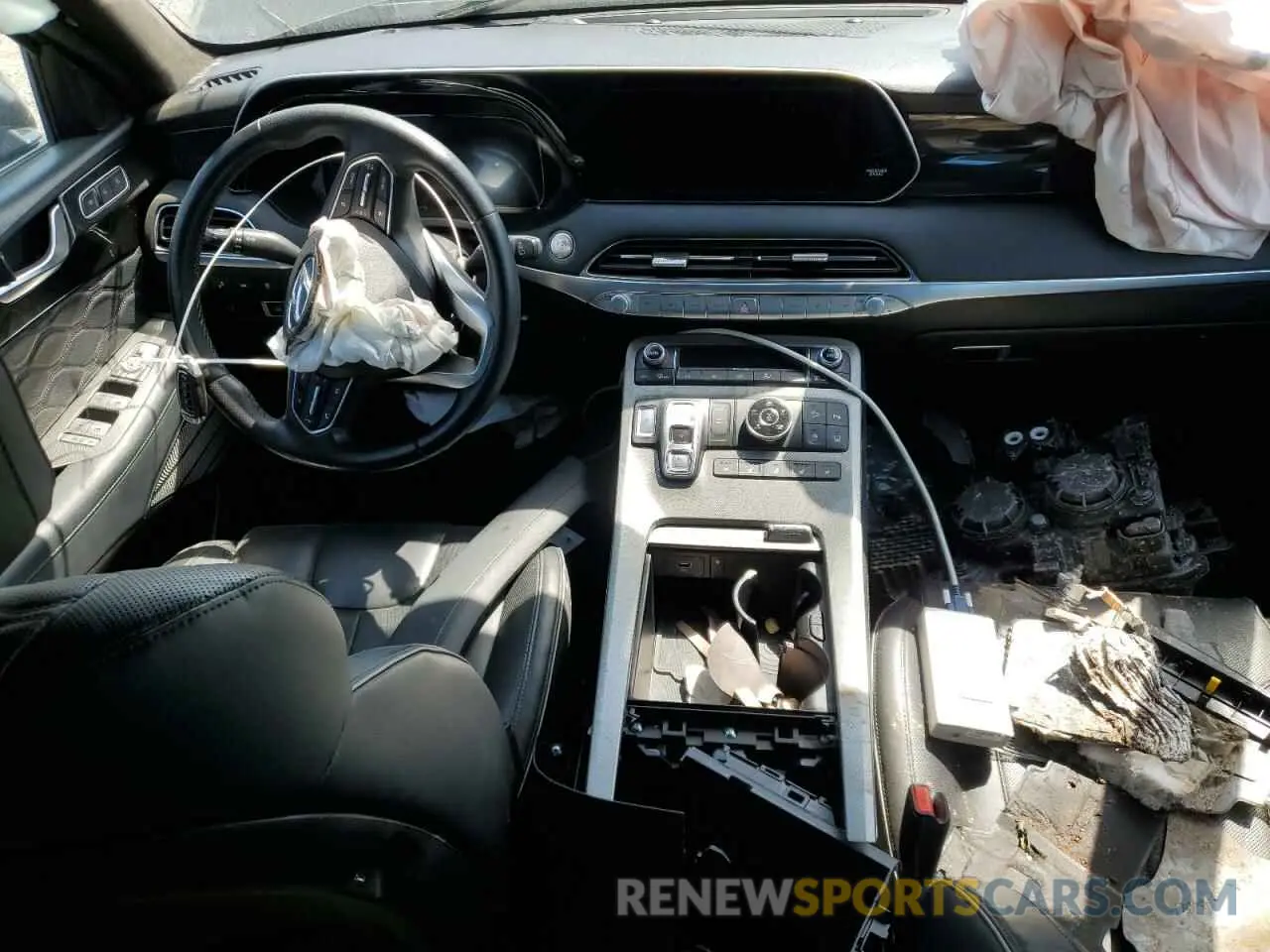 8 fotografías del automóvil dañado KM8R7DHE5MU323898 HYUNDAI PALISADE 2021