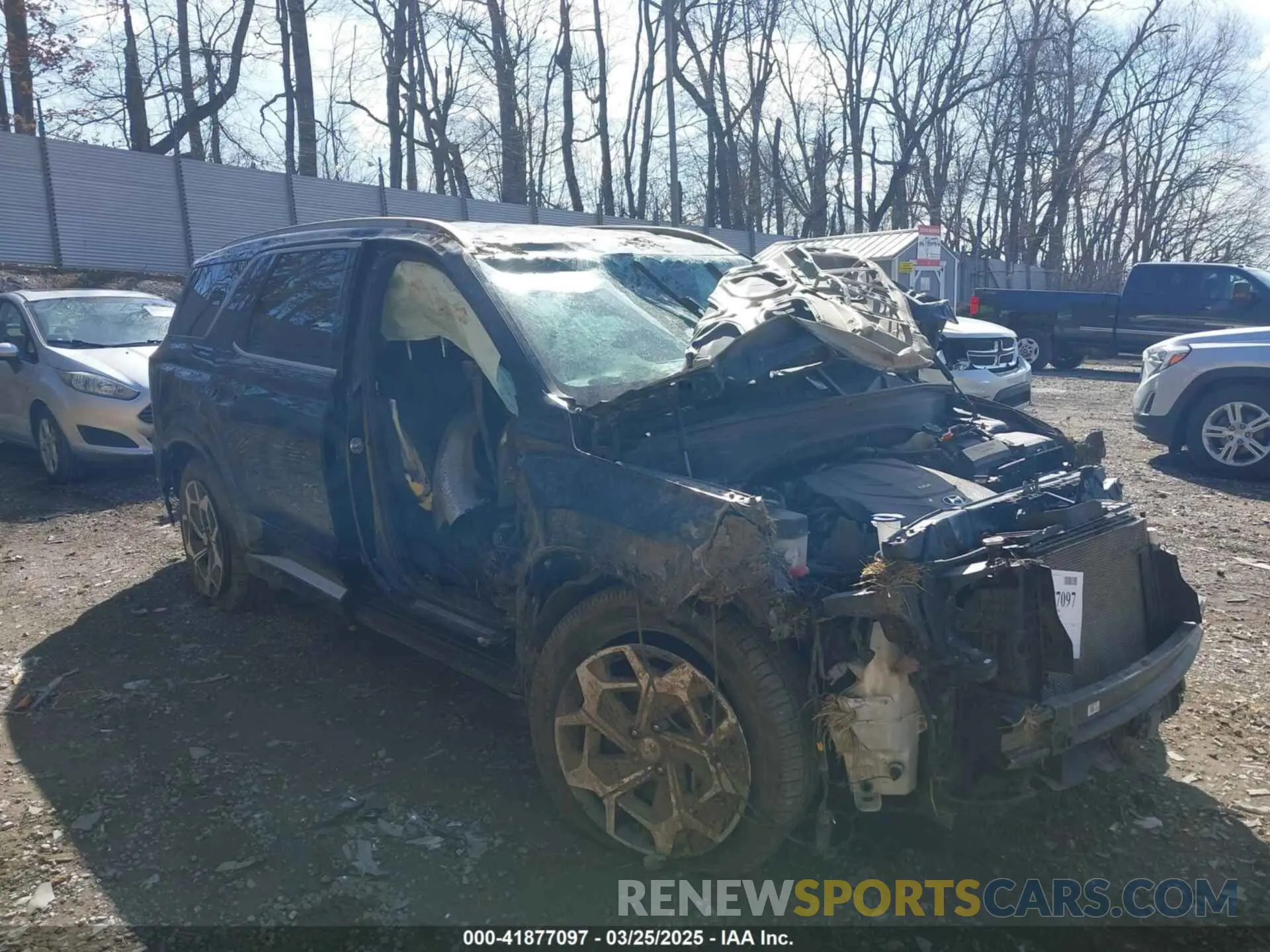 1 fotografías del automóvil dañado KM8R7DHE6MU277756 HYUNDAI PALISADE 2021