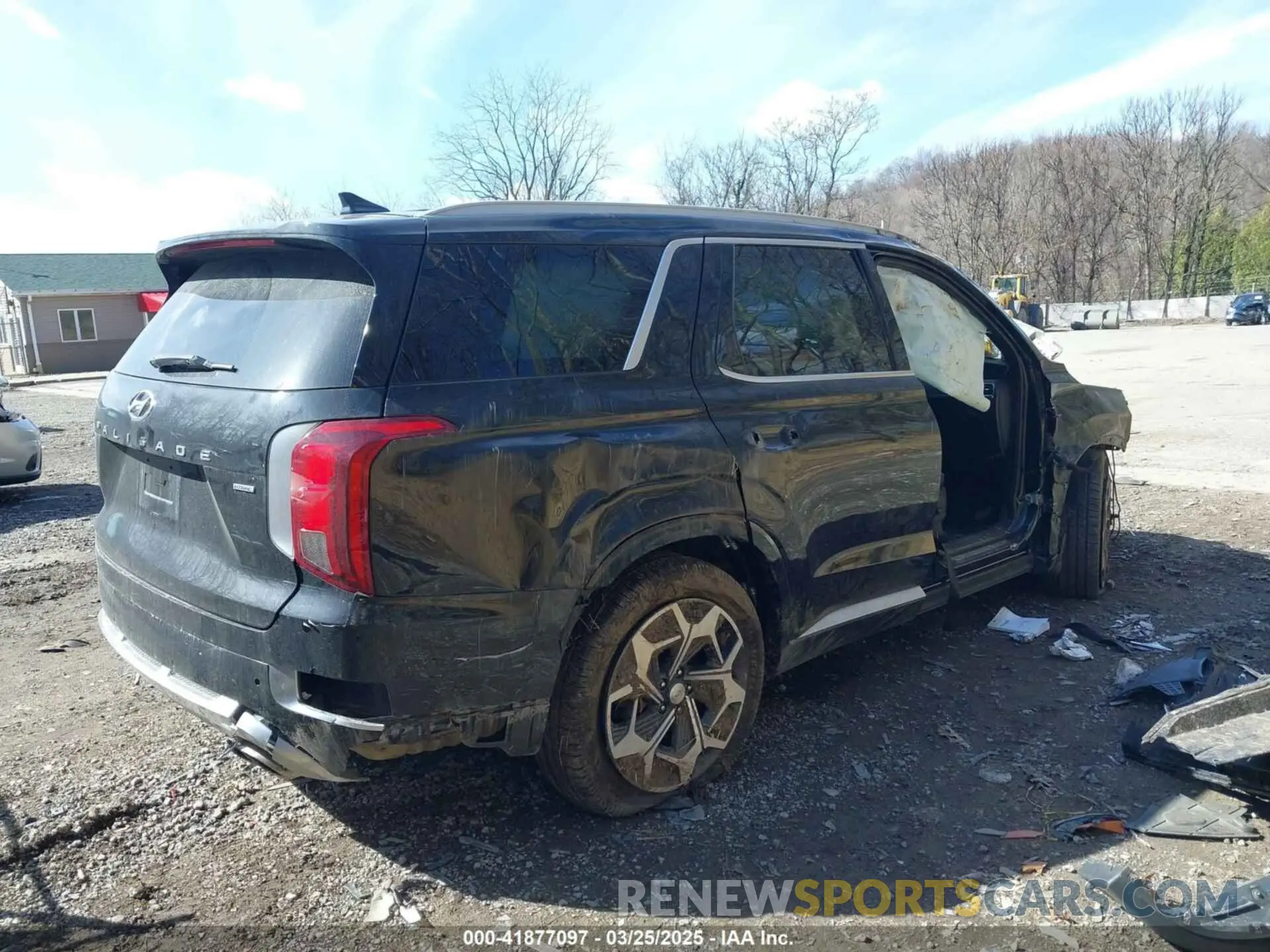 4 fotografías del automóvil dañado KM8R7DHE6MU277756 HYUNDAI PALISADE 2021