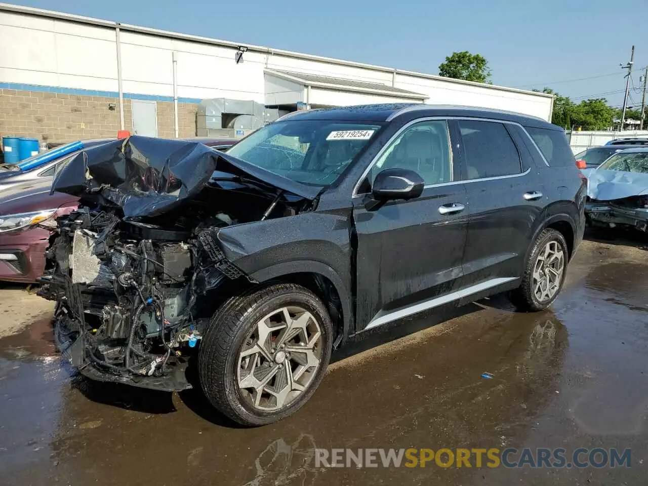 1 fotografías del automóvil dañado KM8R7DHE8MU174578 HYUNDAI PALISADE 2021