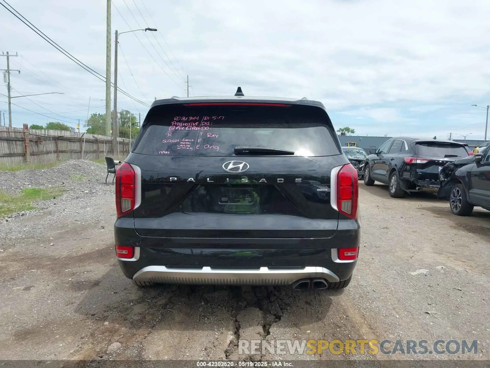 16 fotografías del automóvil dañado KM8R7DHE9MU246808 HYUNDAI PALISADE 2021
